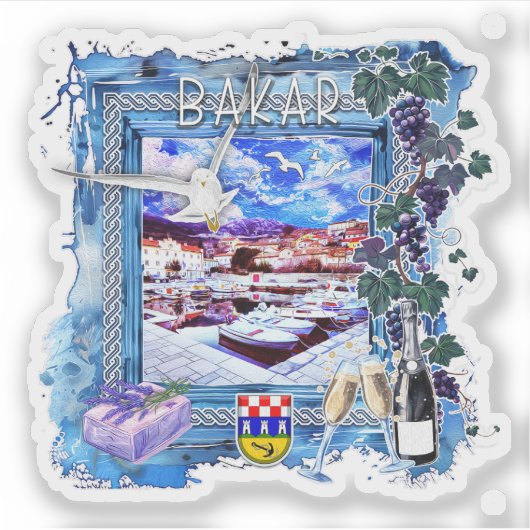 Bakar Aufkleber (Vorderseite)