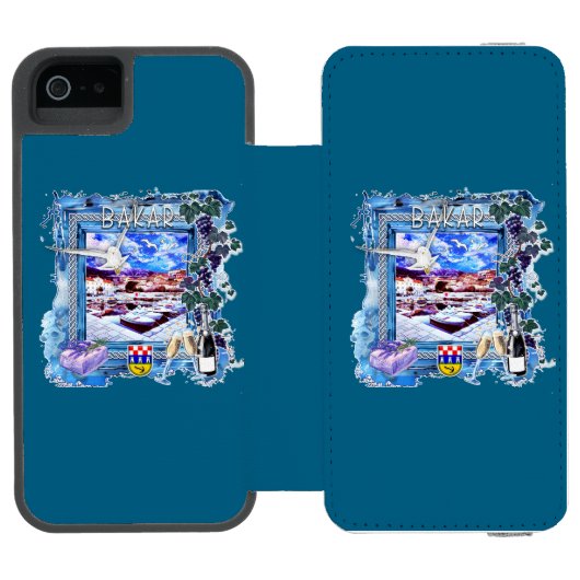 Bakar Incipio iPhone Geldbeutel-Hülle (Folio Geöffnet)