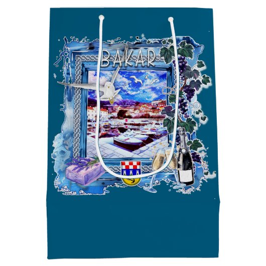 Bakar Mittlere Geschenktüte (Rückseite)