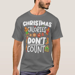 Bake Backen Weihnachtskalorie Cupcake Gingerbrei T-Shirt