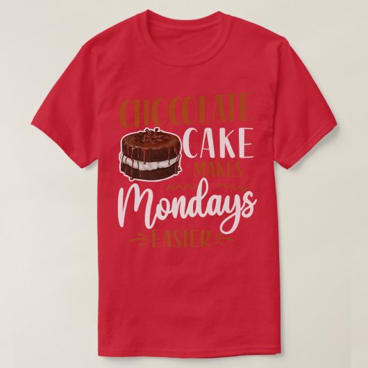 Bake Baking Chocolate T-Shirt (Design vorne)