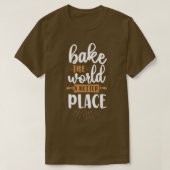 Bake Baking Rolling Pin  T-Shirt (Design vorne)