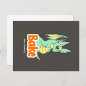 Bake (Bat + Schlange) Postkarte (Vorne/Hinten)