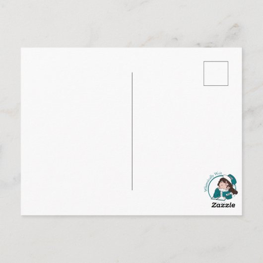 Bake (Bat + Schlange) Postkarte (Rückseite)