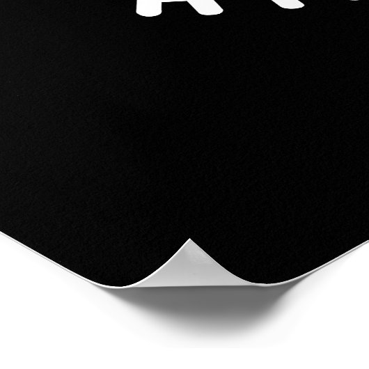 Bake Batter und Roll Funny Backsong Puff Dark BG Poster (Ecke)