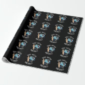 Bake Batter und Roll Funny Baking Pub Dark BG Geschenkpapier (Ungerollt)