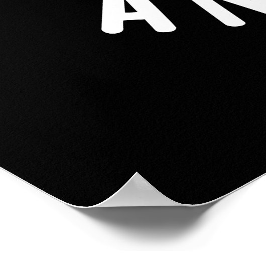 Bake Batter und Roll Funny Baking Pub Dark BG Poster (Ecke)