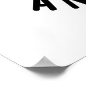 Bake Batter und Roll Funny Baking Song Puff Poster (Ecke)