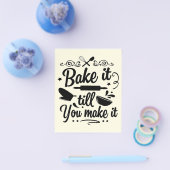 Bake es, bis du es schaffst | Backbäcker Flyer (Einzeln)