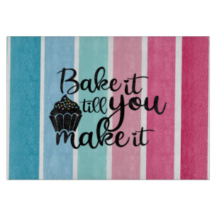 Bake es, bis du es schaffst schneidebrett