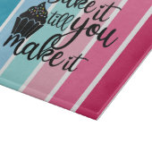 Bake es, bis du es schaffst schneidebrett (Ecke)