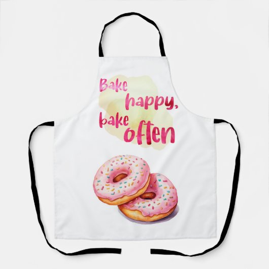 Bake Happy Bake oft Schürze (Vorderseite)