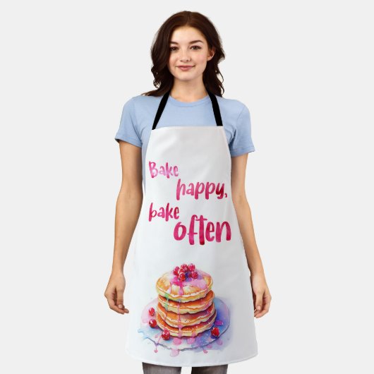Bake Happy Bake oft Schürze (Getragen)