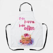 Bake Happy Bake oft Schürze (Vorderseite)