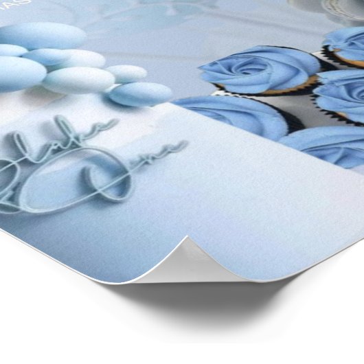 "Bake in Blue: One-Day Bakery Masterclass Poster (Ecke)