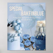 "Bake in Blue: One-Day Bakery Masterclass Poster (Vorne)