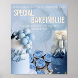 "Bake in Blue: One-Day Bakery Masterclass Poster