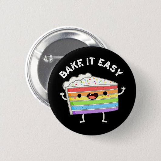 Bake it Easy Funny Cake Pub Dark BG Button (Vorne & Hinten)