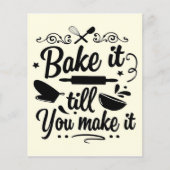 Bake it to make it Basic Flyer (Vorne)