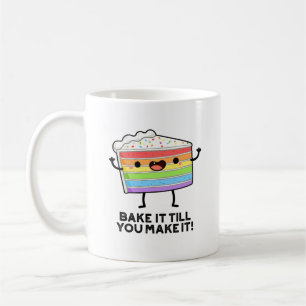 Bake it to make it Funny Baking Puff Kaffeetasse