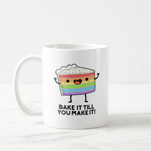 Bake it to make it Funny Baking Puff Kaffeetasse (Links)
