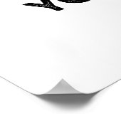 Bake it to make it Funny Baking Puff Poster (Ecke)