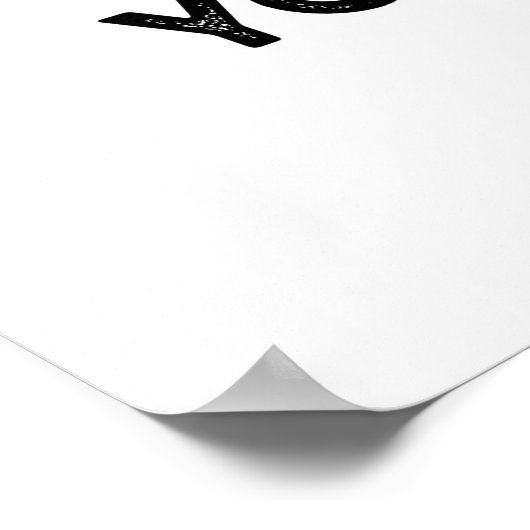 Bake it to make it Funny Baking Puff Poster (Ecke)