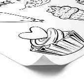 Bake it to make it Wall Art Poster (Ecke)