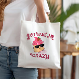Bake Me Crazy Strawberry Cupcake Sonnenbrille Tragetasche