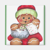 Bake mit Liebe Gingerbret Magnet (Vorne)