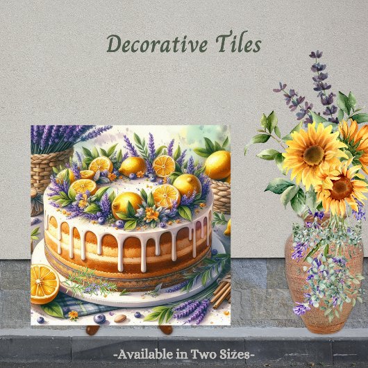 Bake mit Tradition, Bake mit Liebe, große Tile Fliese