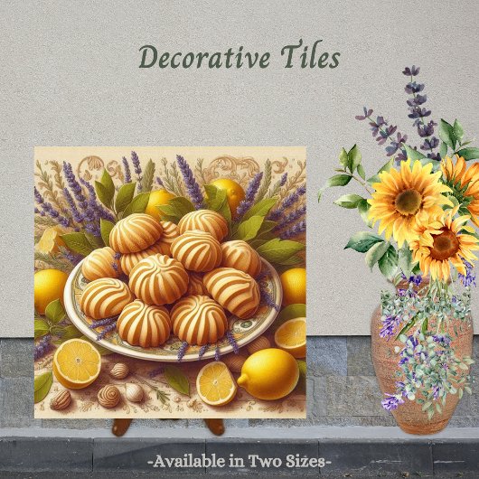 Bake mit traditioneller Tile Fliese