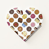 Bake Sale Cupcake Brownie Pie Kuchen Backwaren Notizblock (Rückseite)