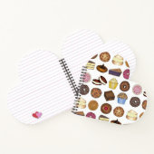 Bake Sale Cupcake Brownie Pie Kuchen Backwaren Notizblock (Innenseite)