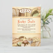 Bake Sale Einladung (Stehend Vorderseite)