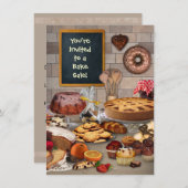 Bake Sale Einladung (Vorne/Hinten)