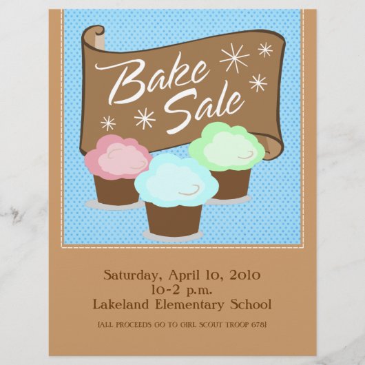 Bake Sale Flugblätter Flyer (Vorne)