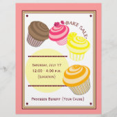 Bake Sale Flyer - Cupcakes (Vorne)