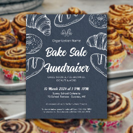 Bake Sale Fundraiser Church School Ankündigung Flyer