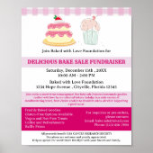 Bake Sale Fundraiser Poster (Vorne)