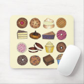 Bake Sale Leckereien Cupcake Cookie Pie Brownie Do Mousepad (Mit Mouse)