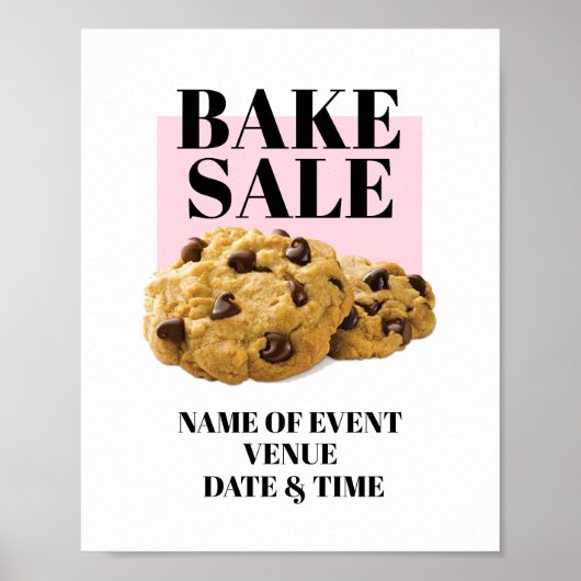 Bake-Sale-Poster, Keksladen-Poster Poster (Vorne)