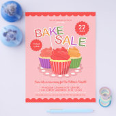 Bake Sale Wohltätigkeit Fundraiser Event Flyer (Einzeln)