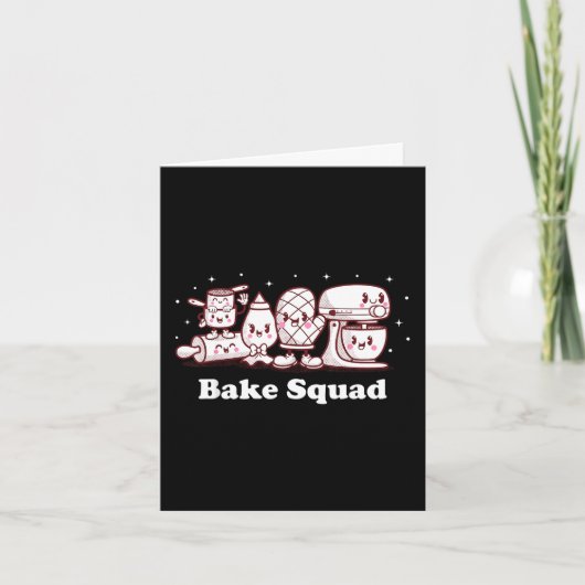 Bake Squad Süße Cookie-Backen-Bäcker Lustiger Chef Karte (Vorderseite)