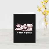 Bake Squad Süße Cookie-Backen-Bäcker Lustiger Chef Karte (Gelbe Blume)