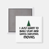 BAKE STUFF WATCH CHRISTMAS FILME MAGNET (Vorderseite/Rückseite)