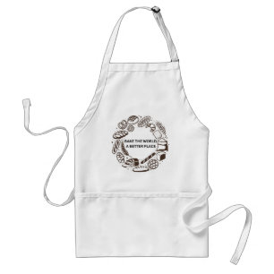 Bake the world a better place Apron  Schürze