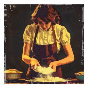 Bake Vintag Fotodruck