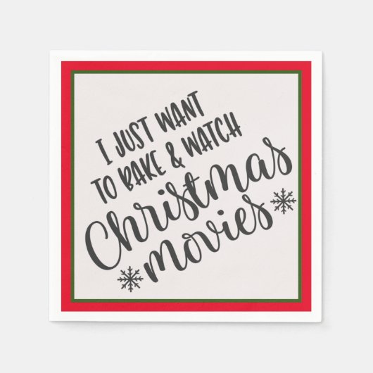 Bake & Watch Serviette (Vorderseite)