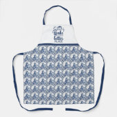 Bake World a Better Place Delft Blue Holland Schürze (Vorderseite)
